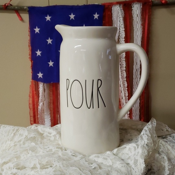 BNWT Rae Dunn "Pour" pitcher LL - Picture 1 of 4